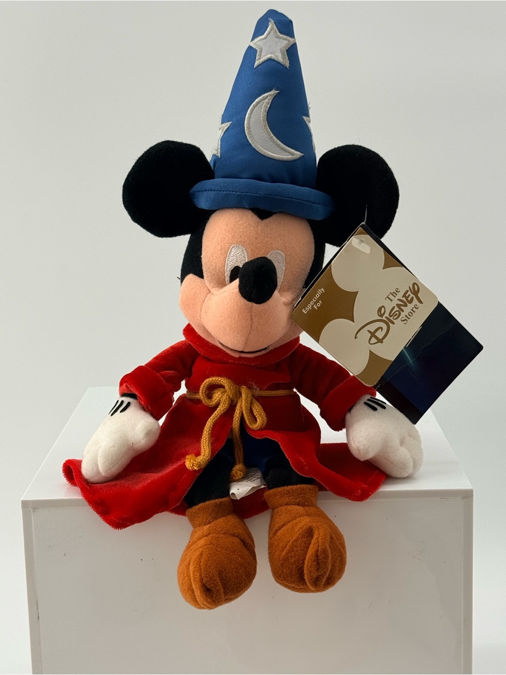 Disney Blue Red Black Mickey Mouse Sorcerer Plush